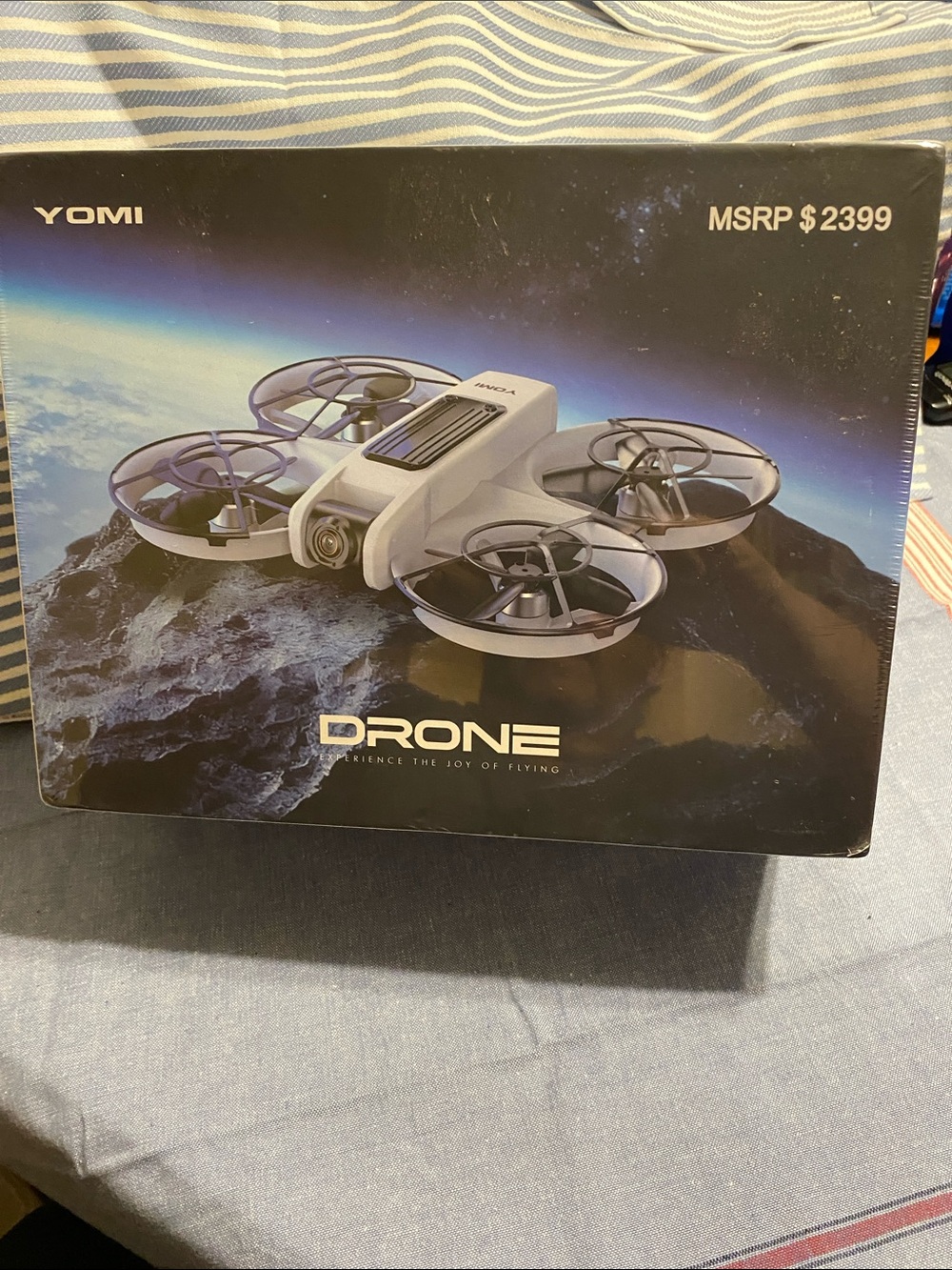 Yomi White Drone with Propeller Guards - Aerial Camera Quad